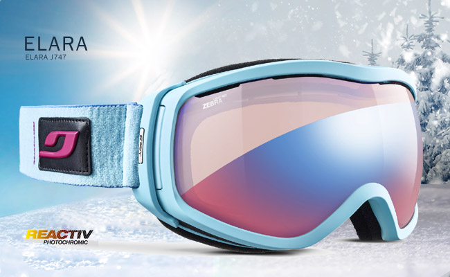 Julbo Elara Zebra Light Red | J74734127 Blue flash