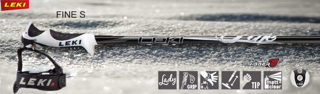 Leki Fine S black-white-anthracite | 6376660