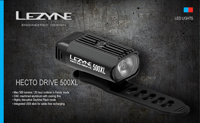  Lezyne HECTO DRIVE 500XL | Black