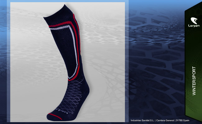 Lorpen Mens Merino Ski Light | SMLM 1692 Navy
