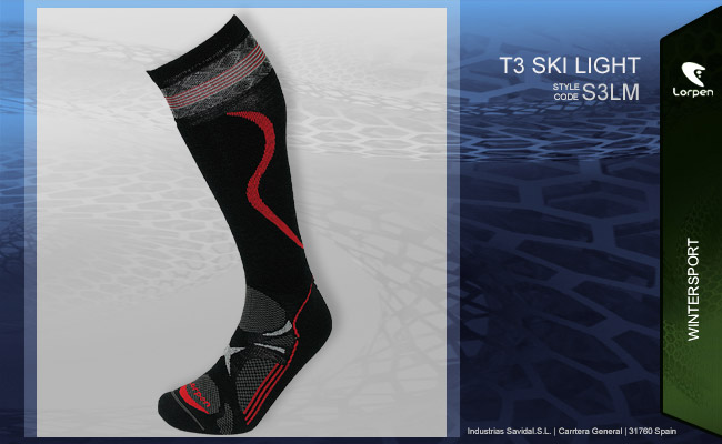 Lorpen Mens T3 Ski Light | S3LM 4370 Black