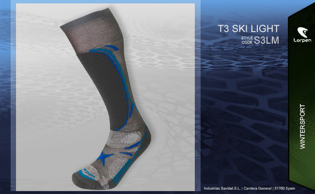 Lorpen Mens T3 Ski Light | S3LM 4375 dark grey 