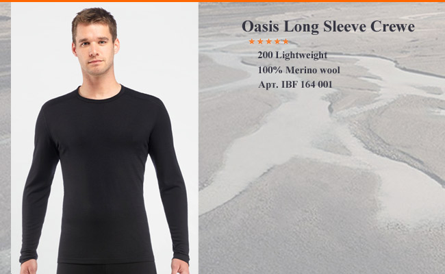 Icebreaker Oasis LS Crewe | .100 476 001  