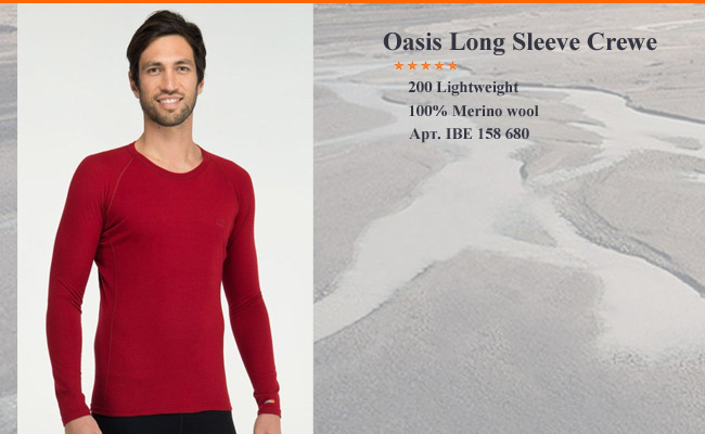  Icebreaker Oasis LS Crewe | . IBE 158 680 