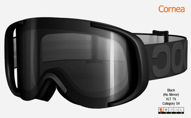 POC Cornea | Clear Silver mirror