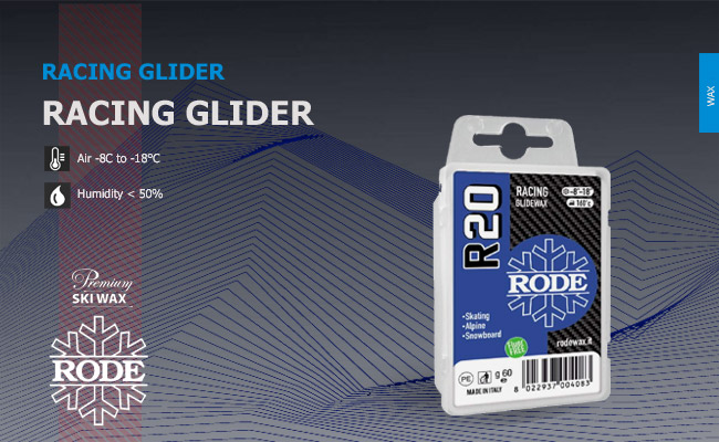  	   Rode Racing Glider | blue 60 gr   