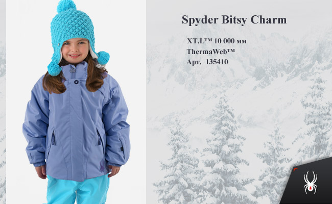  Spyder Bitsy Charm | amethyst 