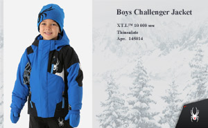 Подростковая куртка Spyder Boys Challenge  | Blue