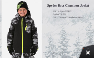 Куртка Spyder Boys Chambers |  Black Camo 