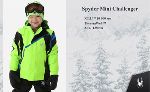  	Детская куртка Spyder Mini Challenger | Green