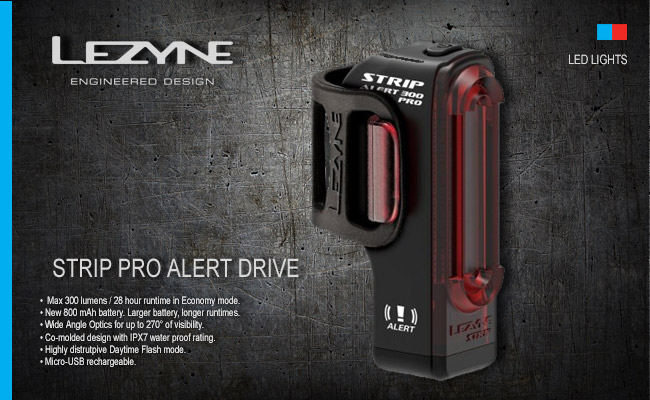   Lezyne STRIP PRO ALERT DRIVE 