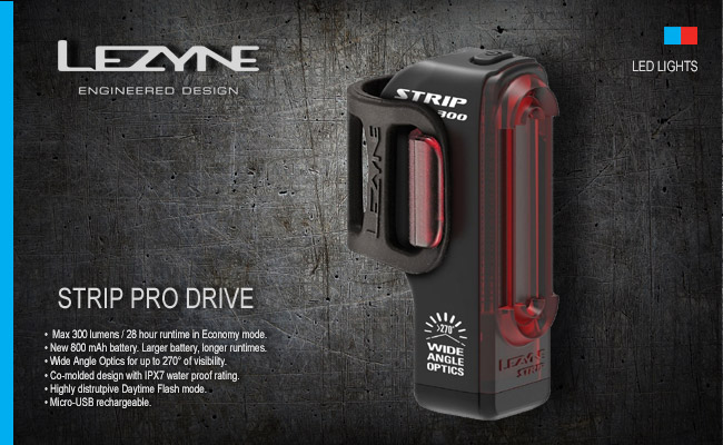  	  Lezyne STRIP DRIVE PRO | Black