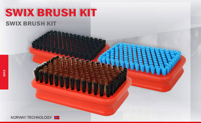 Swix Nordic & Alpine Ski Brush Kit