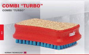  Swix T0196B | Combi Turbo Brush | Cork & Nylon  