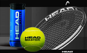  	Теннисные мячи Head Master | 3 мяча   