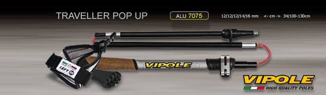 Vipole Traveller Pop Up Top-Click Grey DLX | S1864