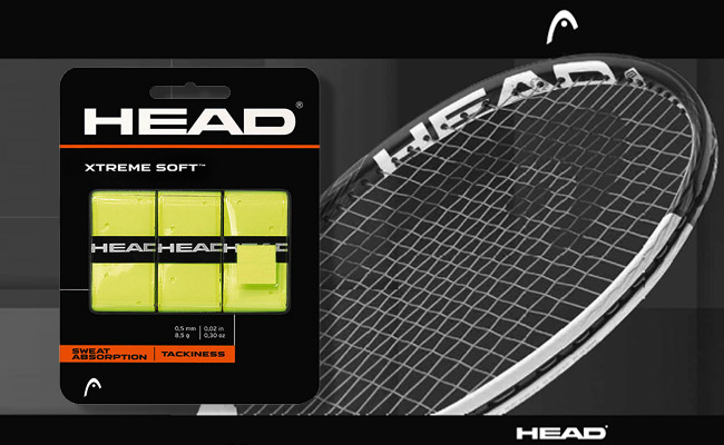 Овергрип на ракетку HEAD XtremeSoft | Lime 3шт  